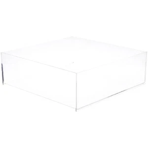 Plymor Klar Acryl Quadratisch Offene Top Waren Display Tablett, 18" B x 18" T x 6" H - Bild 1 von 1