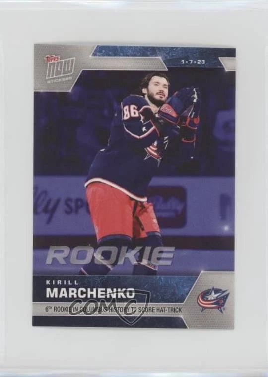 2022-23 Topps Now NHL Stickers /484 Kirill Marchenko #143 Rookie RC - Image 1 of 2