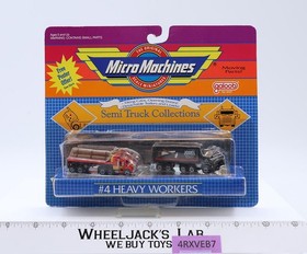 Semi Truck Collections #4 Heavy Workers Micro Machines Galoob 1989 NEW MOSC