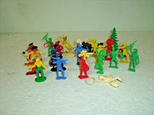 Plastik  Cowboys / Indianer  Konvolut - Bild 1 von 3