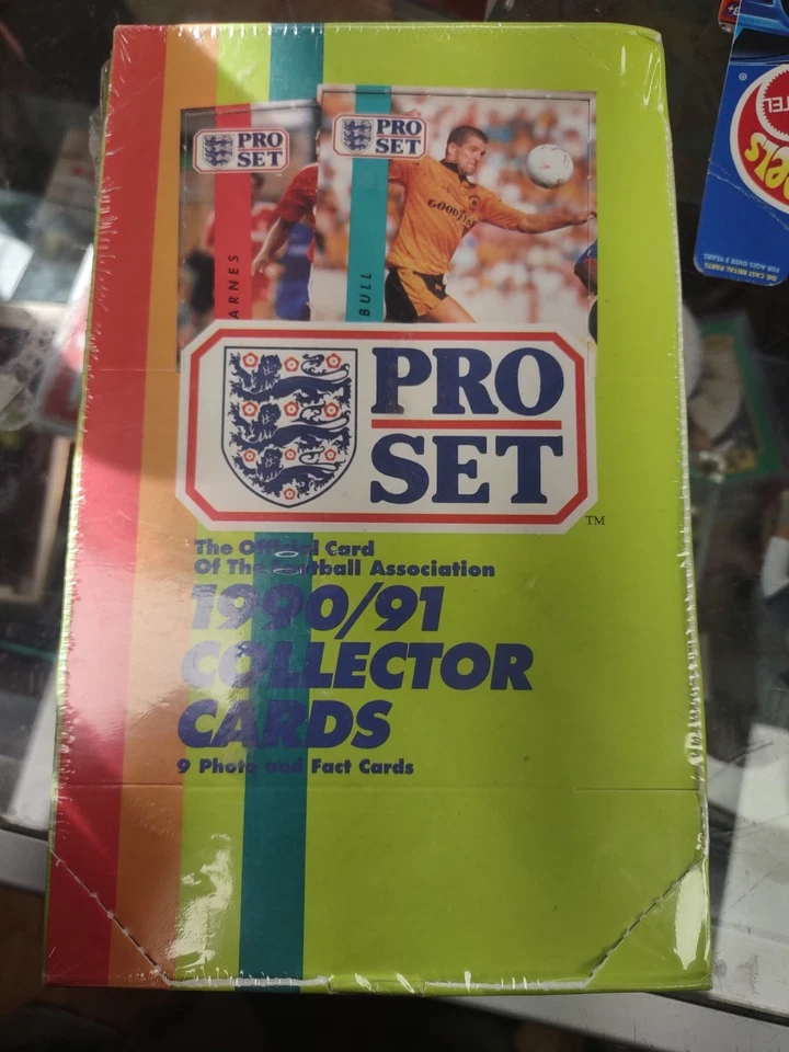 1990/91 Pro Set Football Association Collector Cards Factory Sealed 48 packs - Image 1 of 1