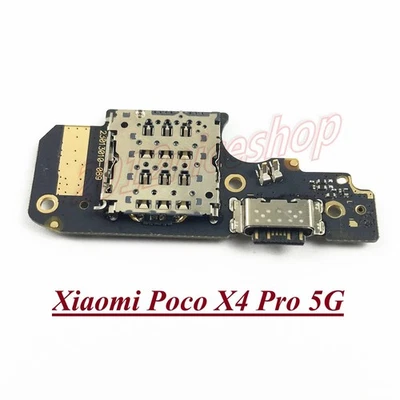 OEM Type-C Charging Port Mic Sim Connector Jack Board For Xiaomi POCO X4 Pro 5G - Image 1 of 4