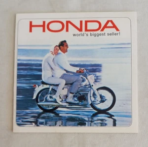 Vintage HONDA 1965 Motorcycle Foldout Brochure Excellent Condition - Picture 1 of 4