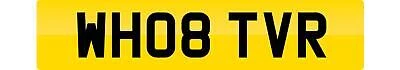 PRIVATE NUMBER PLATE WH08 TVR CHERISHED REGISTRATION WHO TVR PERSONAL CAR REG - Image 1 of 4