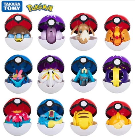 TOMY - Pokemon - Poke Ball - Pocket Monsters - Transforming / Morph Figure - NEW Cover