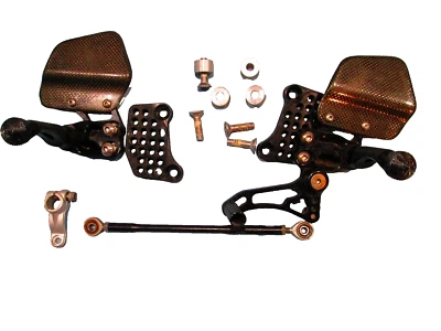 CONJUNTOS DE ESTRIBERAS DUCATI 748 916 996 998 SHIFT TECH (RARO) Foto 1 de 4