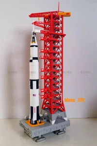 NEW 1/400 Saturn-5 Launching Tower Frame Model Rocket Painted Model Set Toy Gift - Picture 1 of 23