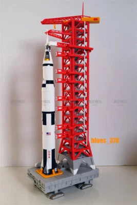 NEW 1/400 Saturn-5 Launching Tower Frame Model Rocket Painted Model Set Toy Gift - Image 1 of 4
