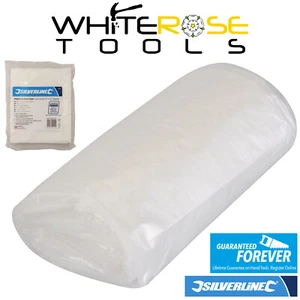 Silverline Dust Sheet Polythene 3.6 x 3.6m Painting Decorating Cover - Picture 1 of 2