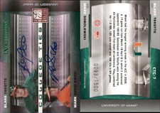 Blake Tekotte / Mark Sobolewski Signed 2008 Donruss Elite Extra #CTC-7 RC Card