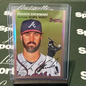 2023 Topps Chrome Platinum Braden Shewmake RC Rose Gold Refractor /75 Rookie - Bild 1 von 3