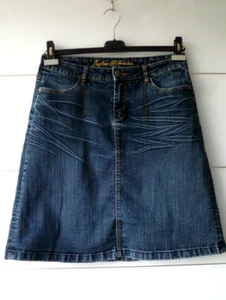 DENIM Jeans Rock Gr. 38 - blau - used Look - Bild 1 von 6