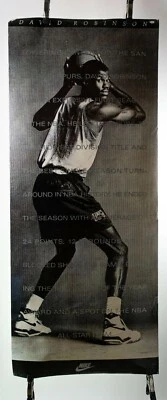 PÓSTER VINTAGE NIKE NBA DAVID ROBINSON SPURS Foto 1 de 4