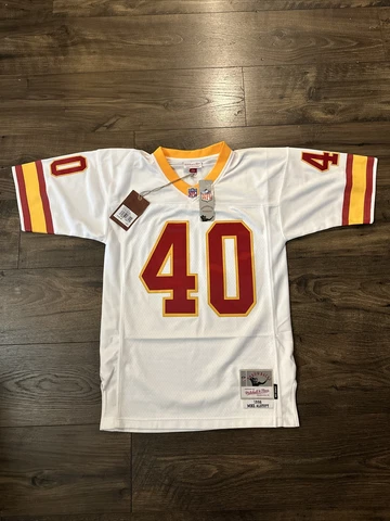 NWT Mike Alstott Tampa Bay Buccaneers Mitchell & Ness Legacy Jersey Mens 36 S Cover