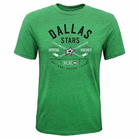 Outerstuff NHL Dallas Stars Boys Even Strength Triblend Short Sleeve Tee, Lar Cover