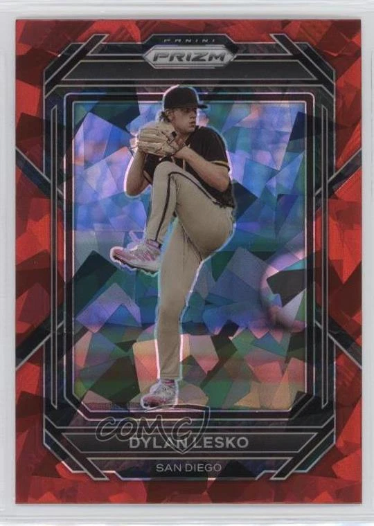 2023 Panini Prizm Red Ice Prizm Dylan Lesko #167