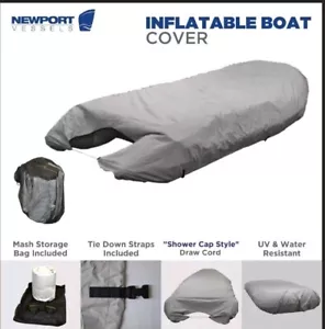 Newport Vessels UV Resist. Inflatable Dinghy Boat Cover Grey 12-13' (20A1000059) - Picture 1 of 8