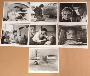 Lotto 7 foto originali film "W" TWIGGY MICHAEL WITNEY 1974 thriller press - Foto 1 di 8