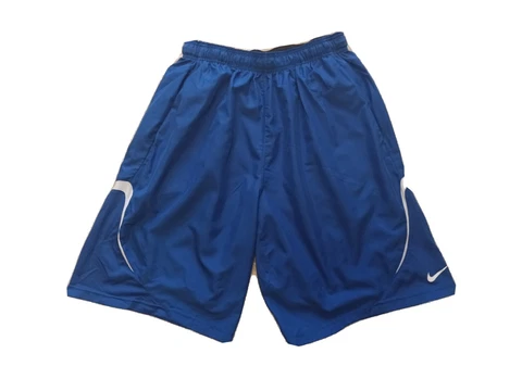 Nike Dri-Fit  Broncos Running Gym Basketball Shorts Adult Size XL Blue Cover