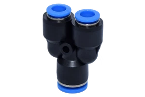 Pneumatik Y - Steckverbinder Steckanschluss, Druckluft, Schlauchverbinder - Bild 1 von 3