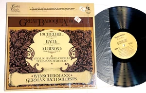 Great Baroque Adagios by Winchestermann German Bach Soloists Lp Pachelbel Albino - Picture 1 of 2