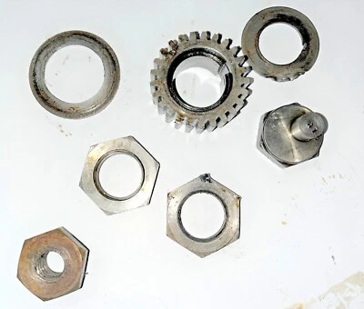 LOTE DE PIEZAS PIÑÓN DE DISTRIBUCIÓN MOTOR TRIUMPH TR7RV 750cc TIGER 1977 BONNEVILLE T140 Foto 1 de 4