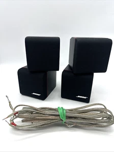 Bose Redline Double Cube Swivel Speakers W/ Two 2’ Speaker Wire TESTED - Picture 1 of 7