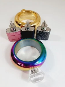 Flask Lot Keychains Bracelet Flask 5 Drink Flask - Picture 1 of 9