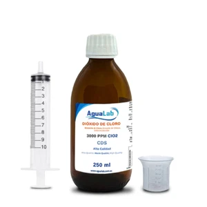 Biossido Di Cloro Agualab 250Ml Crystal 3000 PPM Con Acqua Ultra Pura. Prodotto - Foto 1 di 12