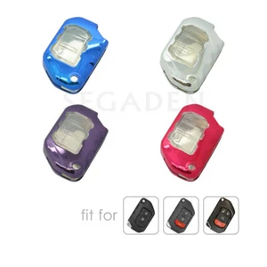 Soft TPU Remote Flip Key Case Cover Holder fit for JEEP Wrangler JL Gladiator JT - Picture 1 of 13
