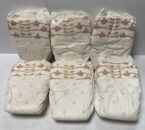 Vintage 1980s Girls Luvs Deluxe Plastic Diapers Big Bird Muppets Lot Of 6 NOS - Picture 1 of 23