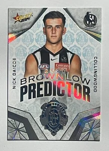 2024 Select Footy Stars Nick Daicos Platinum Brownlow Predictor /60 - Picture 1 of 2
