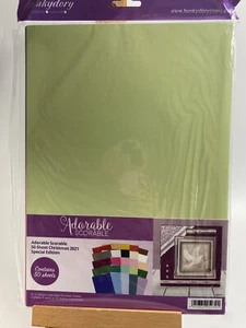 Hunkydory Adorable Scorable Cardstock Pack of 50 Sheets NIP - Picture 1 of 3