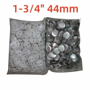 Suministros de botón de insignia de metal en blanco / ABS de 1-3/4" 44 mm para máquina fabricante de insignias - Imagen 1 de 17