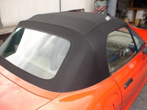 BMW Z3 1996-2002 Convertible Top, Twillfast II Canvas, Black - Picture 1 of 2