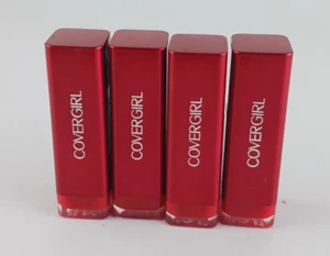 4 PACK COVERGIRL LIPSTICK LONG LASTING 295 SUCCULENT CHERRY - Picture 1 of 6