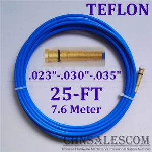 Alambre para pistola de soldadura MIG delineador de ptfe 25 ft tamaño 0,023""-0,030""-0,035"" tw li  - Imagen 1 de 1