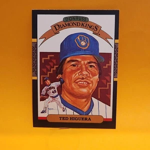 1987 Donruss Ted Higuera #16 Milwaukee Brewers Baseball Card - Picture 1 of 2