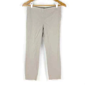 COS Womens Taupe Pants Mid Rise Skinny Side Zip Ankle Crop Legging Size 6 - Picture 1 of 7