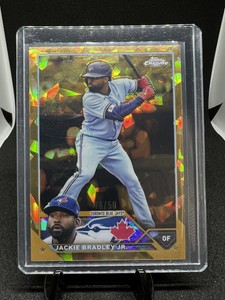 2023 Topps Chrome Sapphire Jackie Bradley Jr Gold /50
