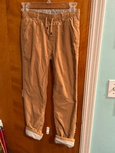 boys Gymboree corduroy tan lined pants size 10 - Picture 1 of 3