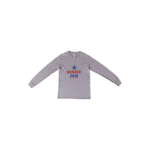 Bernie Sanders 2016 Long Sleeve T Shirt Grey S - Picture 1 of 7