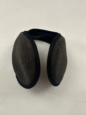 Aquecedor de orelha Pendleton inverno marrom gráfico lã nativo americano Ear Muff lã - Imagem 1 de 4