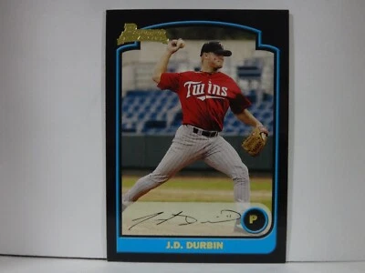 2003 Bowman Minnesota Twins Baseball Card #181 J.D. Durbin Rookie - Image 1 of 2