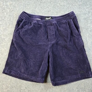 BENVENUTI Hydra pantaloncino pattinaggio in velluto a coste uomo XL viola elasticizzato logo ricamato - Foto 1 di 11