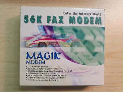 Magik Conexant Modem 56k V.90 PCI Internal PC + CD Fax Talk - Immagine 1 di 2
