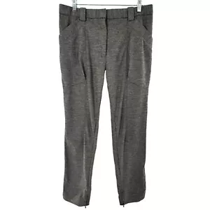 3.1 Phillip Lim Gray Wool Tapered Zip Ankle Pants Size 6 - Picture 1 of 5
