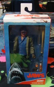 NECA JAWS Quint Shark Battle Figur Reel Toys Neu - Bild 1 von 2