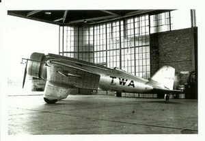 NORTHROP - TWA RACING AIRPLANE LOT #44C Black & White 5 X 7 PHOTOGRAPH - Picture 1 of 1