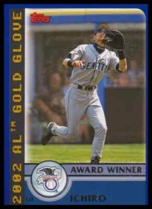 2003 Topps 2002 GOLD GLOVE *ICHIRO* SEATTLE Mariners Card No. 692 - Picture 1 of 2